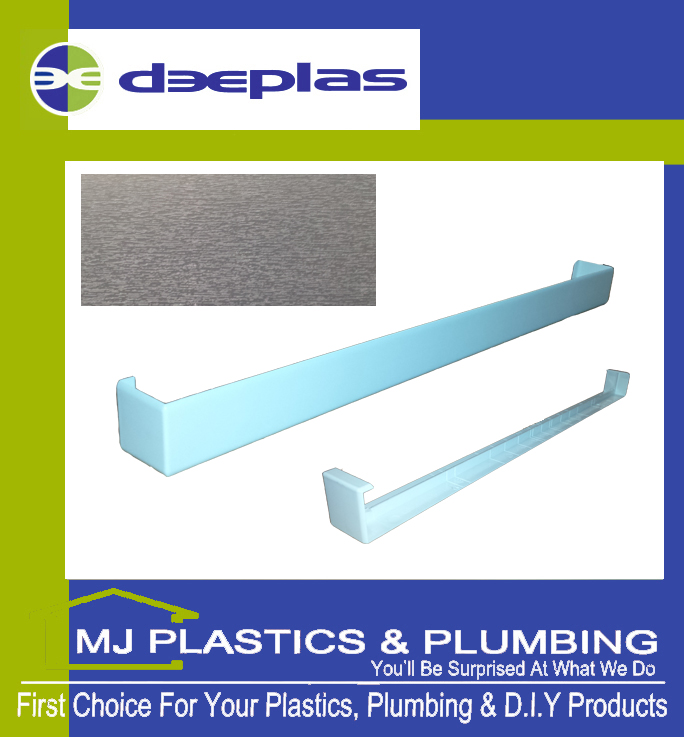 Deeplas Fascia Joint Double Ended Square Edge 500mm - Anthracite Grey